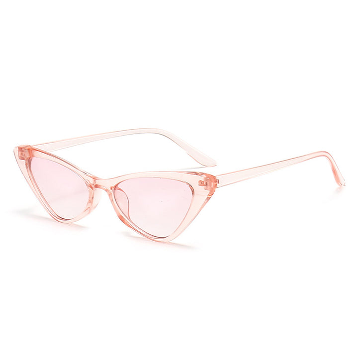Women's Stylish Cat-Eye Sunglasses with Glossy Plastic Frame Stornfield