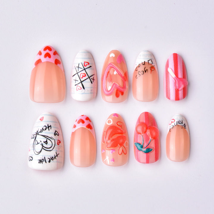 Creative Heart Nail Design Set Stornfield