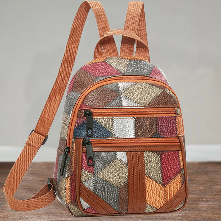 Stylish Geometric Patterned Mini Backpack Stornfield