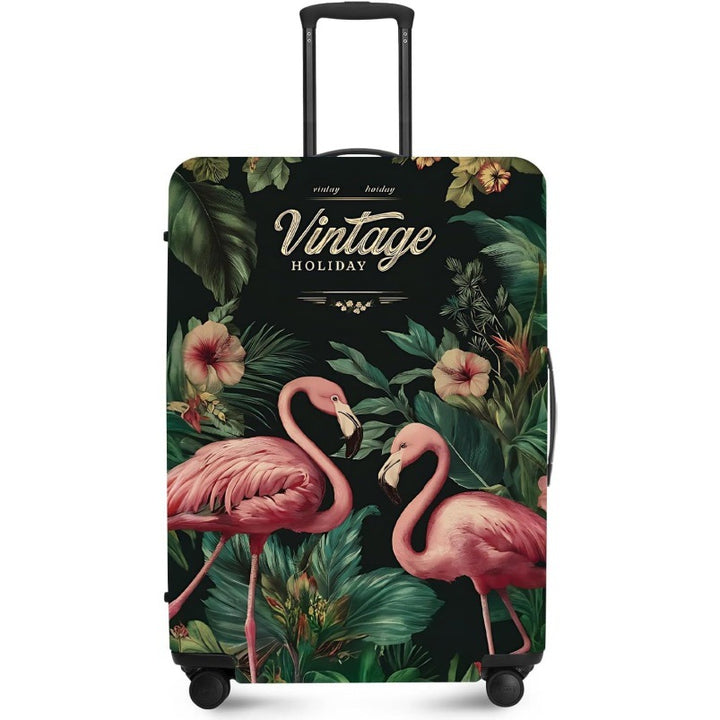 Unisex nan elastic suitcase cover with UV-resistant motif print and zip opening Stornfield