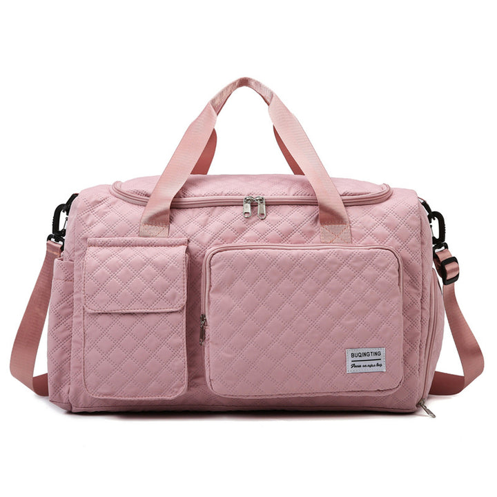 Spacious Quilted Weekend Duffle Bag Stornfield