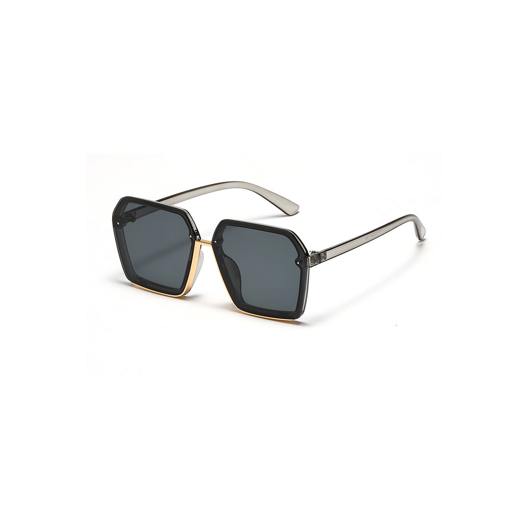 Women's creative oversized sunglasses with unique geometry Stornfield