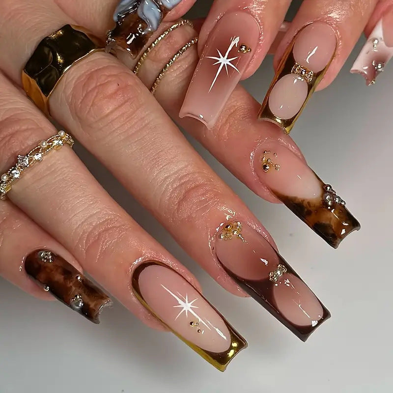 Artistic Luxury Press-On Nails Stornfield