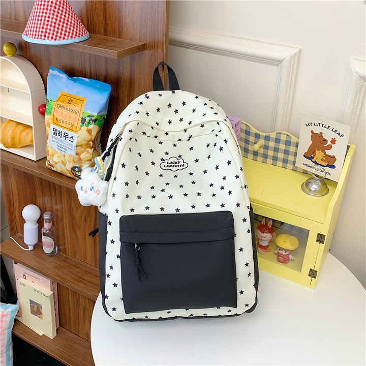Star Patterned Casual Backpack Stornfield