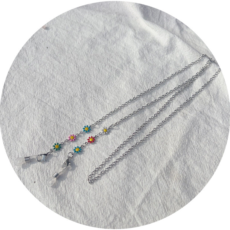 Floral-Accented Eyewear Chain Stornfield