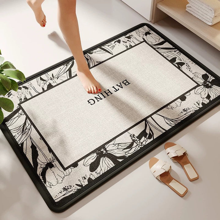 Luxurious Textured Bath Mat