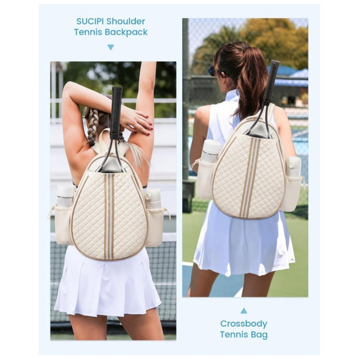 Quilted Tennis Backpack Stornfield
