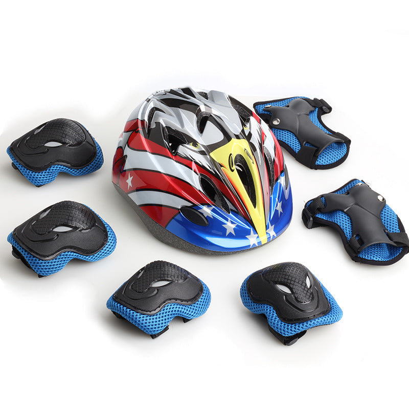 Safety Helmet and Protective Gear Set Stornfield