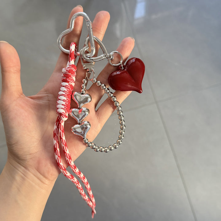 Elegant Heart Charm Keychain Stornfield
