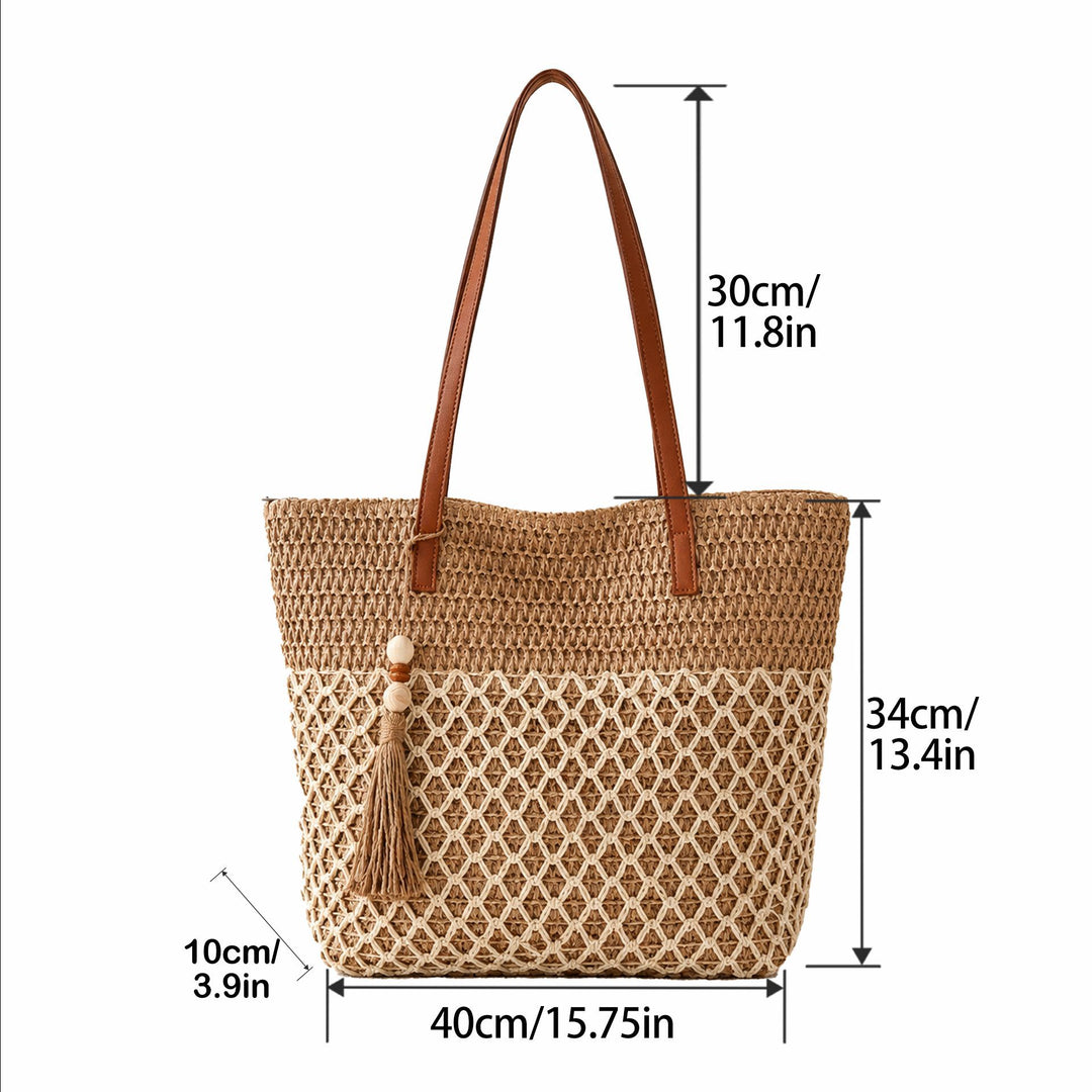 Elegant and Spacious Rattan Bag Stornfield