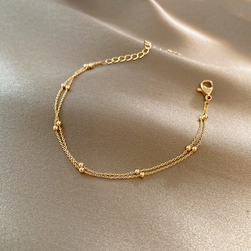 Delicate Layered Chain Anklet Stornfield