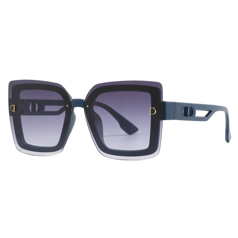 Ladies fashionable oversized sunglasses in geometric design Stornfield