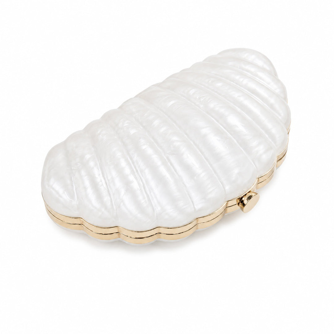Elegant Shell-Shaped Handbag