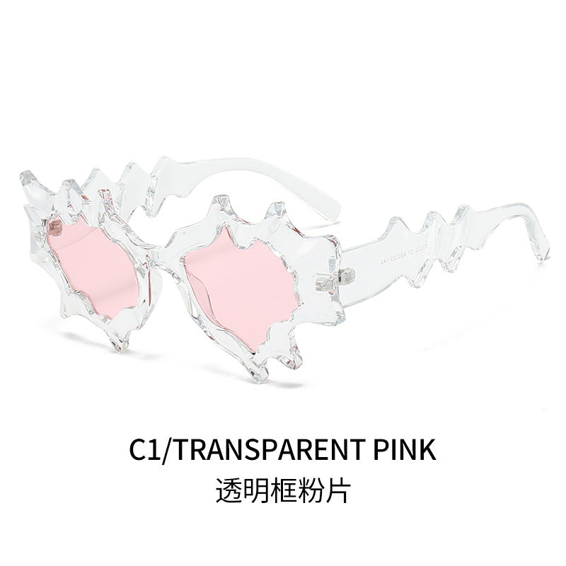 Ladies' Fashion Sunglasses in Extravagant Wave Design Stornfield
