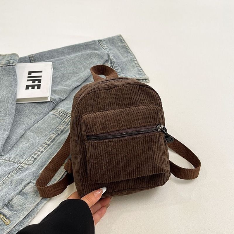Compact Corduroy Mini Backpack Stornfield