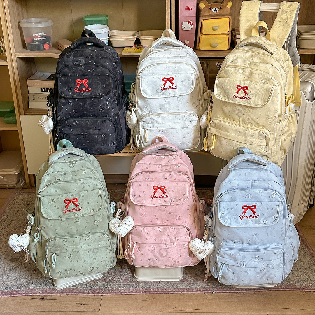 Playful Illustrated Graphic Backpack Stornfield