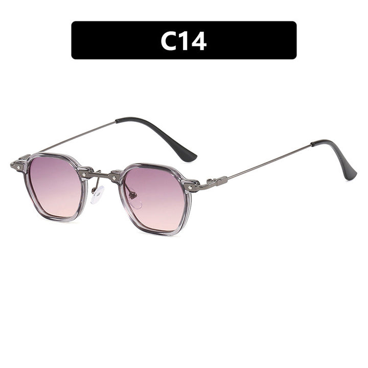 Women's fashionable sunglasses in elegant design with hexagonal frame Stornfield