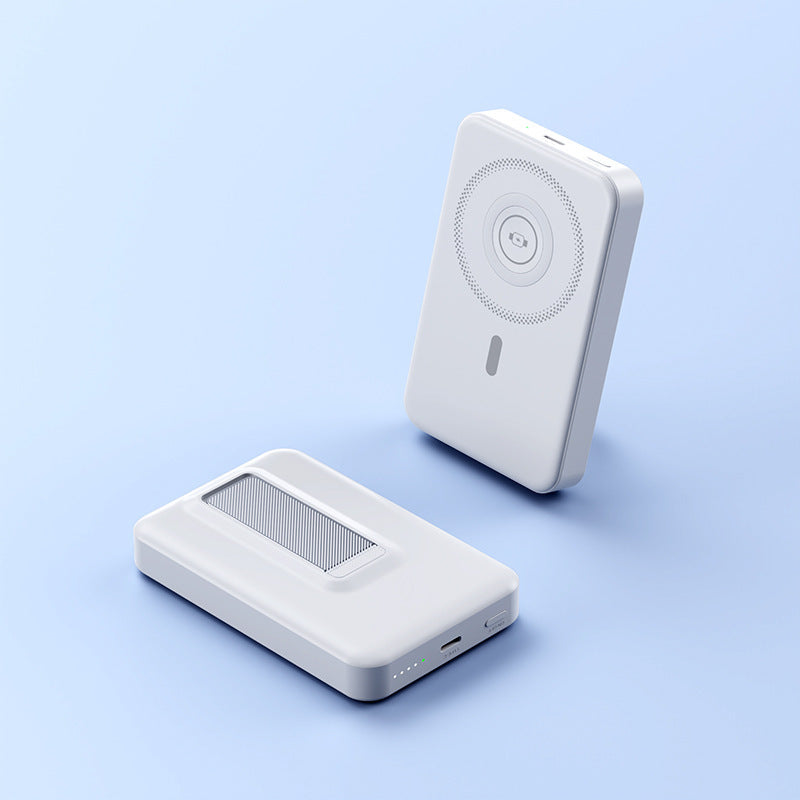 Portable charger with integrated wireless charging technology and intelligent power display Stornfield