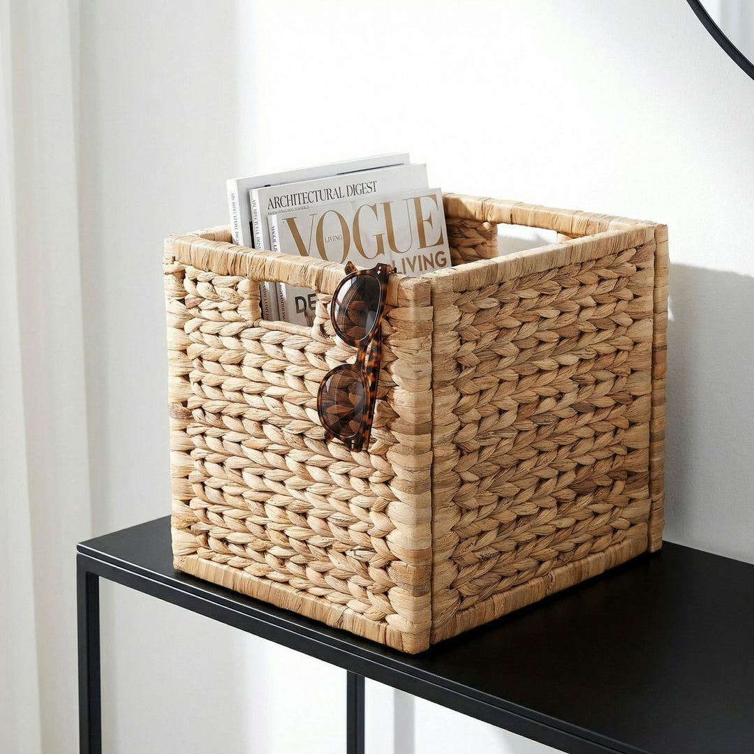 Practical storage basket made of braided material Stornfield