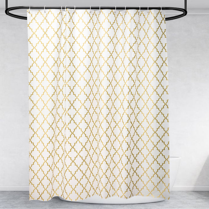 Chic Geometric Pattern Shower Curtain Stornfield