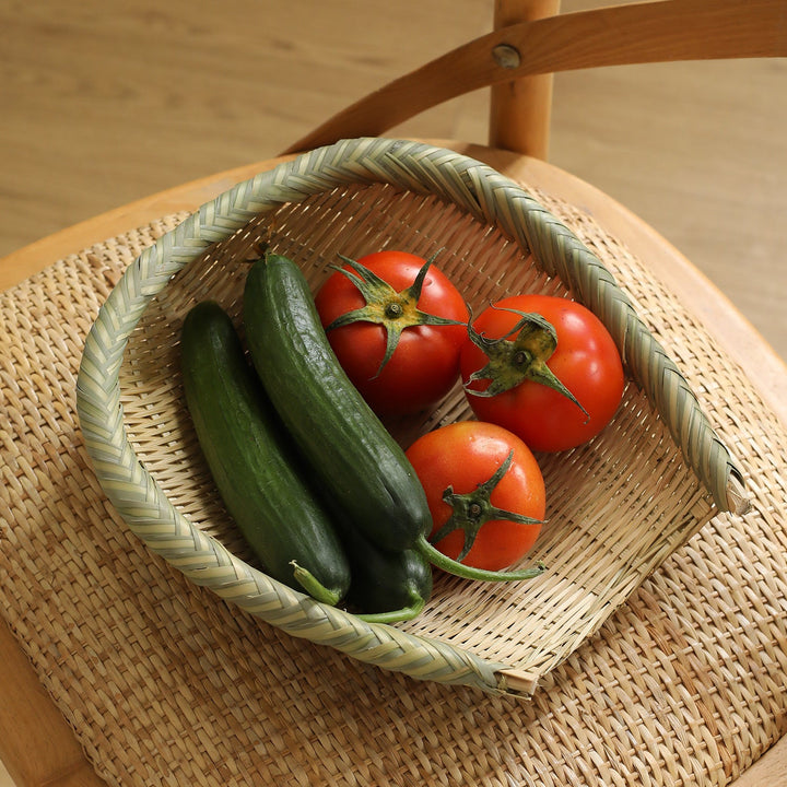 Oval Handwoven Storage Basket Stornfield
