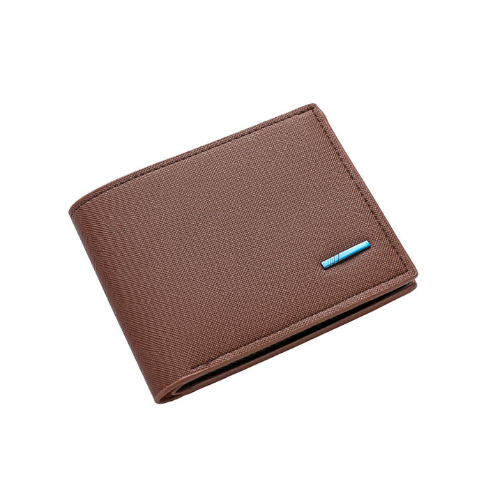 Textured Bi-Fold Leather Wallet Stornfield