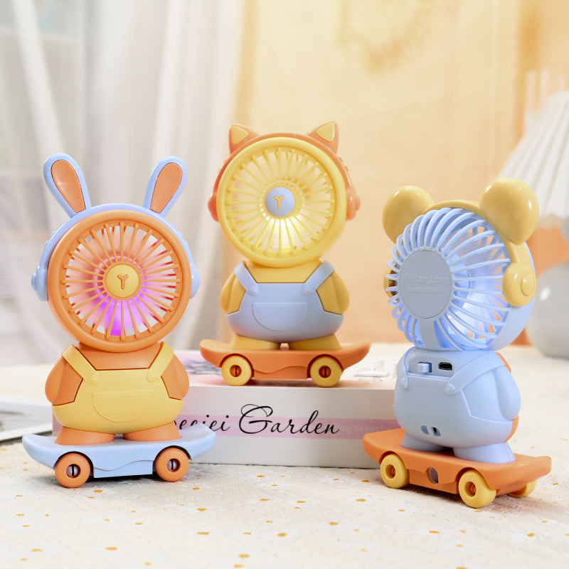 Women Funny Hand Fan in Animal Design Stornfield