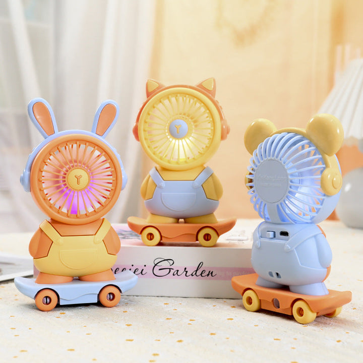 Women Funny Hand Fan in Animal Design Stornfield