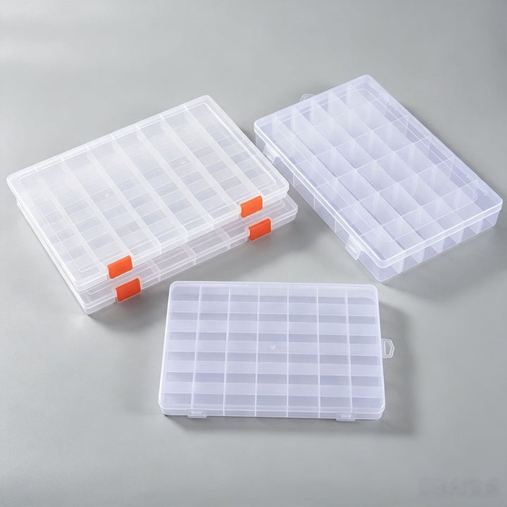 Transparent Multi-Compartment Craft Storage Organizer Stornfield