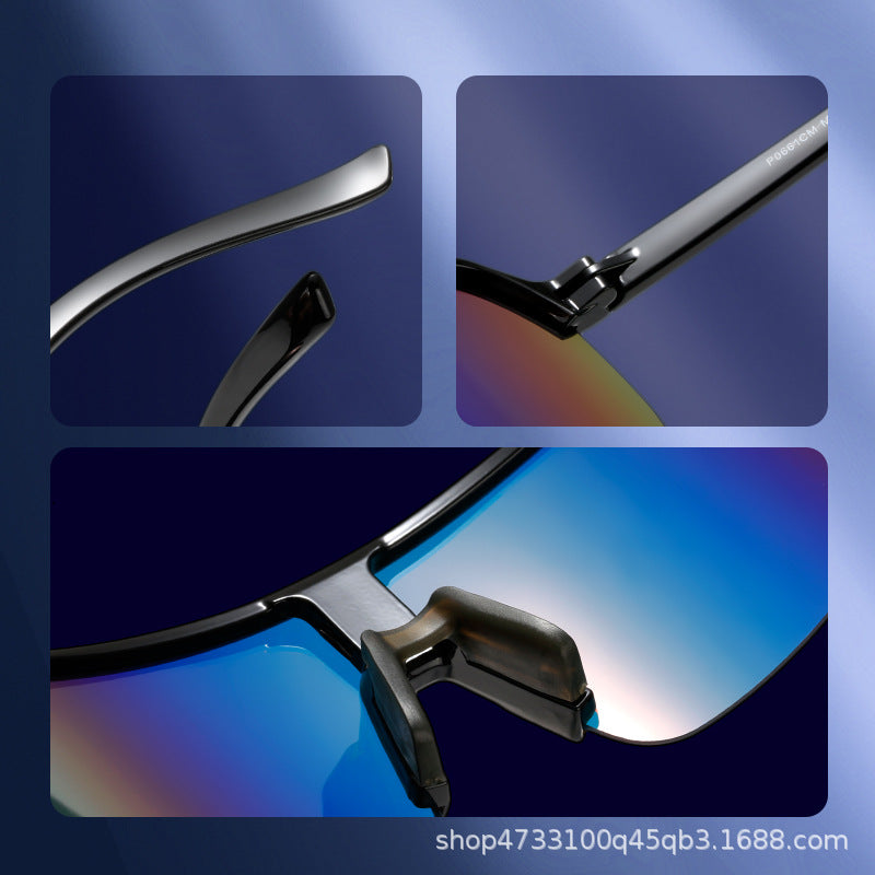 Women Sports Sunglasses with Wide Frame and Integrated UV Protection Stornfield
