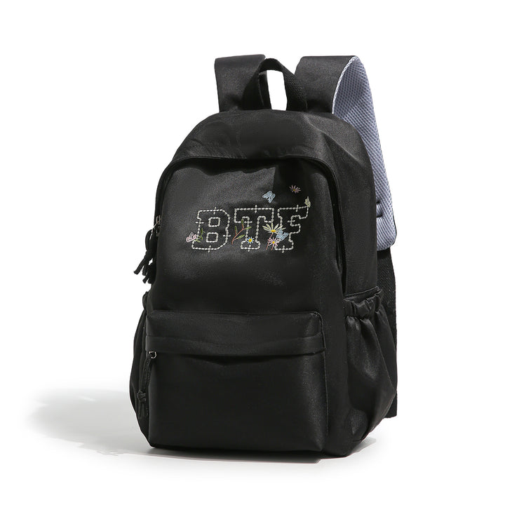 Embroidered Floral Casual Backpack Stornfield