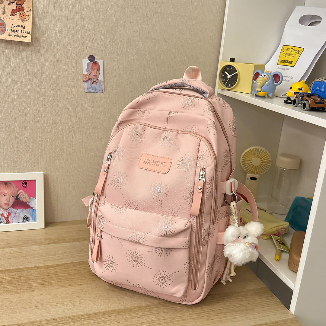 Floral-Printed Backpack with Adjustable Straps Stornfield