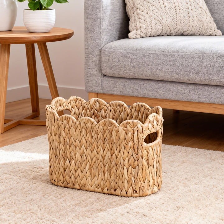 Handwoven Natural Fiber Storage Organizer Stornfield