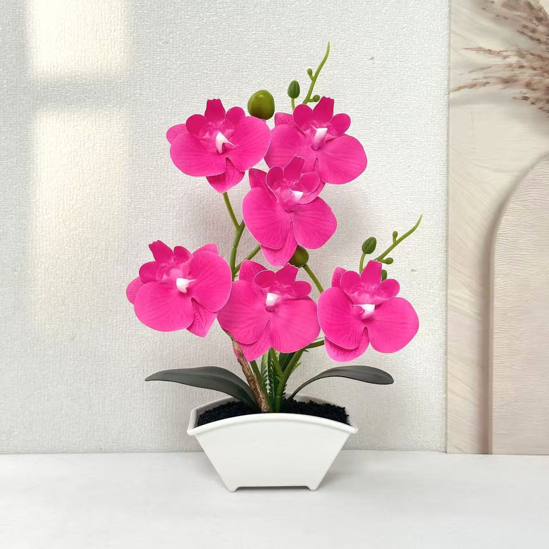 Elegant Artificial Orchid Plant for Indoor Home Decor