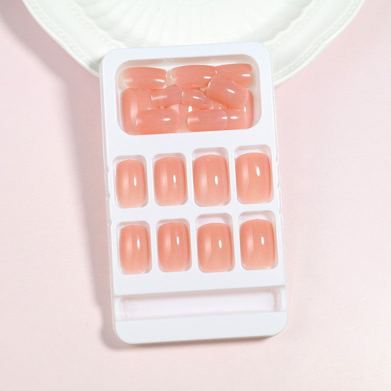 Natural Glossy Press-On Nail Set Stornfield
