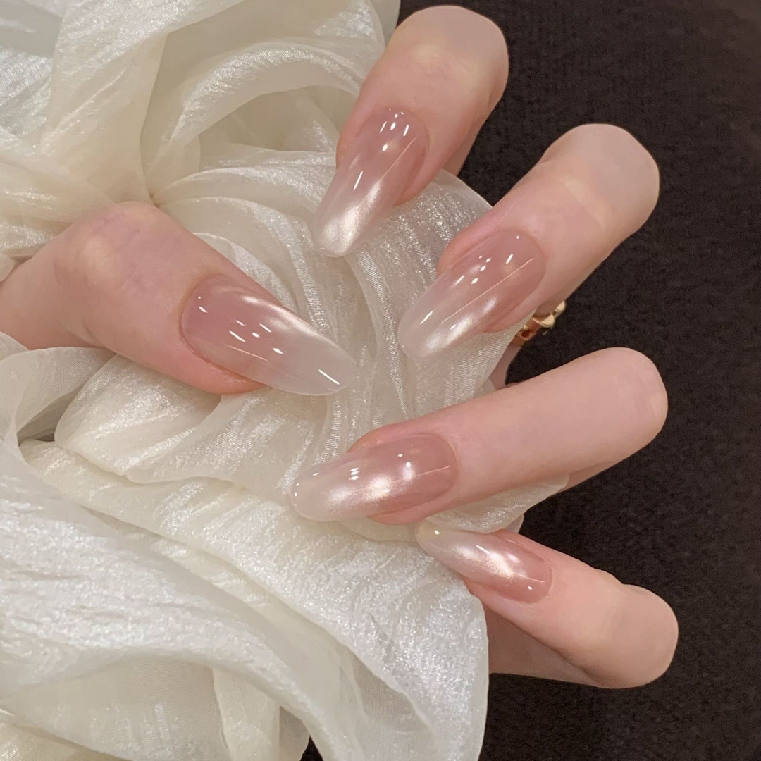 Glossy Gel Press-On Nail Set