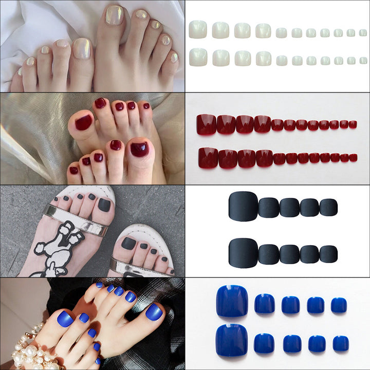 Premium Decorative Press-On Toenails Stornfield