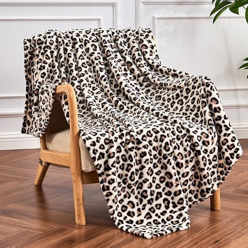 Cow Print Fleece Blanket