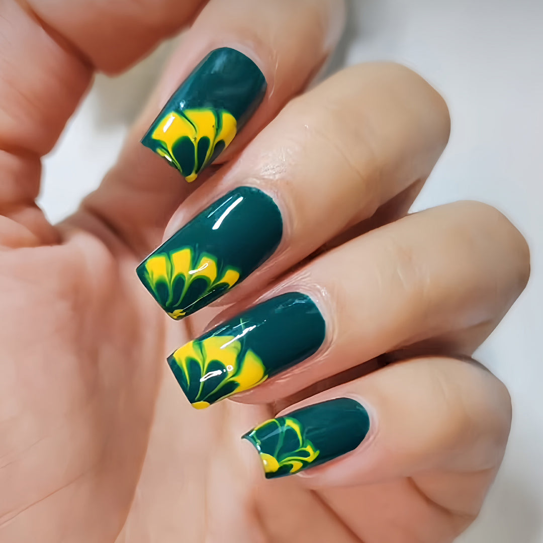 Artistic Watercolor Nail Art Stornfield