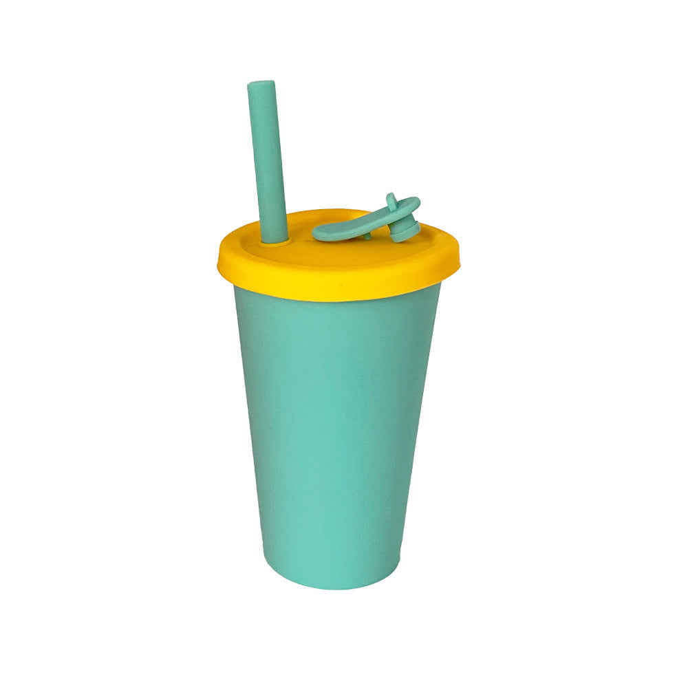 Women Silicone Drink Cup with Lid and Straw Stornfield