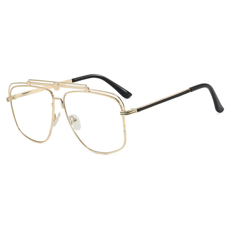 Women's elegant square sunglasses with gold accents Stornfield