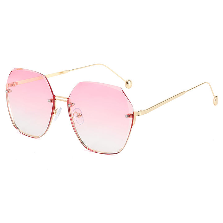 Ladies oversized sunglasses in modern hexagon style Stornfield
