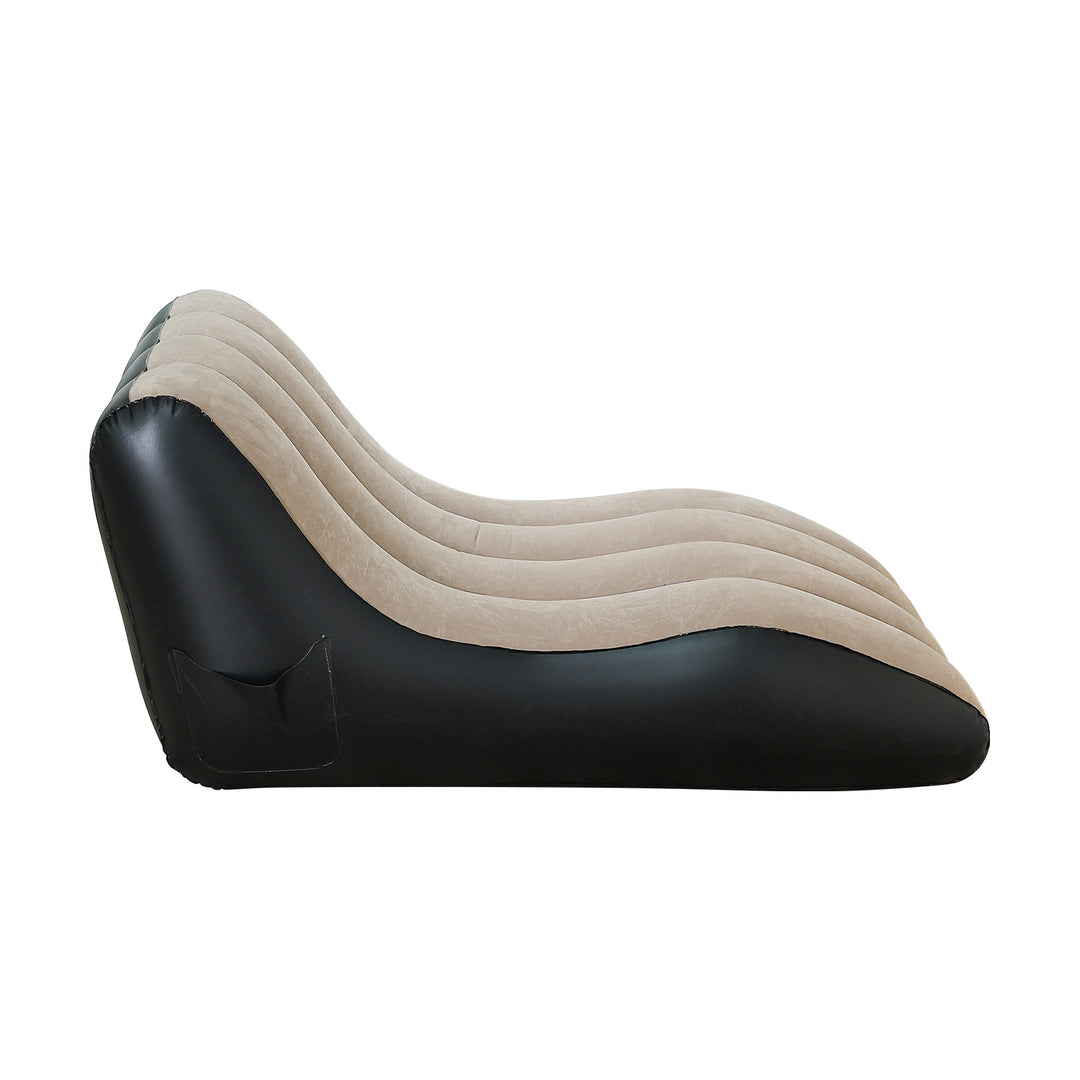 Women Comfortable Inflatable Relax Lounger with Ergonomic Backrest Stornfield