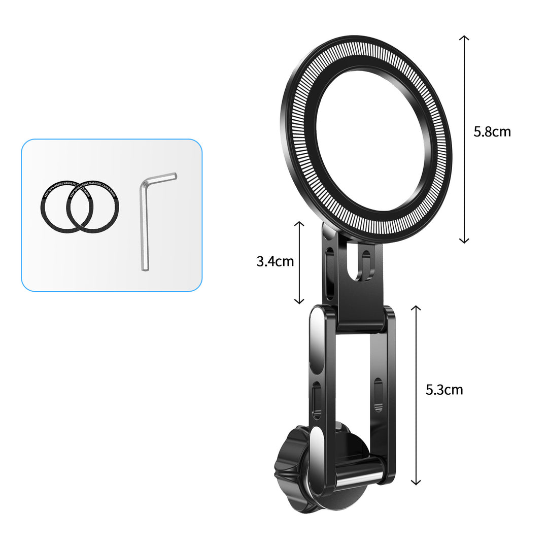 Unisex Ring Light Mount with Flexible Joint Stornfield