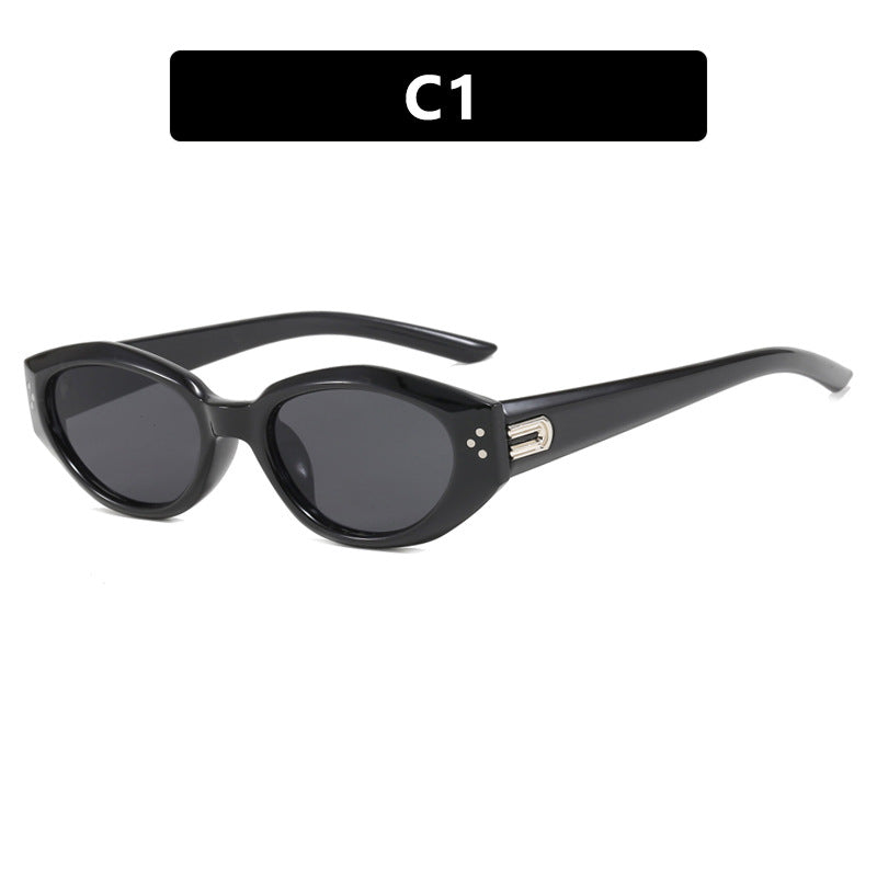 Women Cat-Eye Sunglasses with accentuated transparent frame and UV protection Stornfield