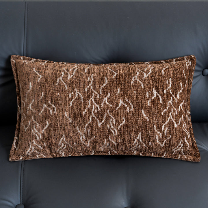Decorative long cushion with texture pattern