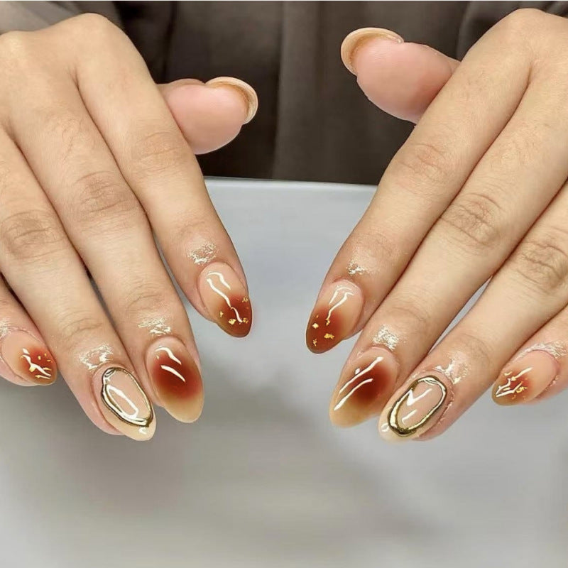 DIY Elegant Press-On Nail Art Set Stornfield