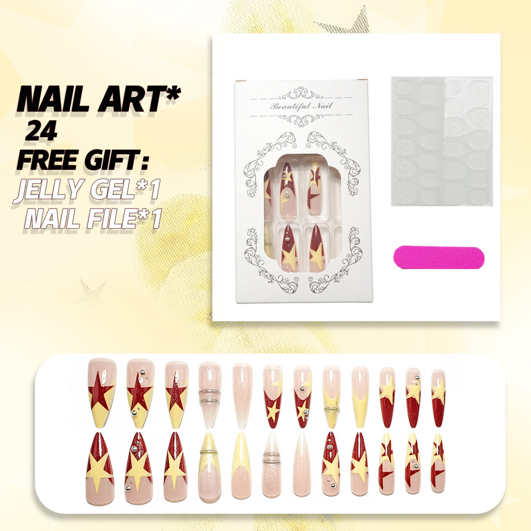 Artistic Press-On Nail Set
