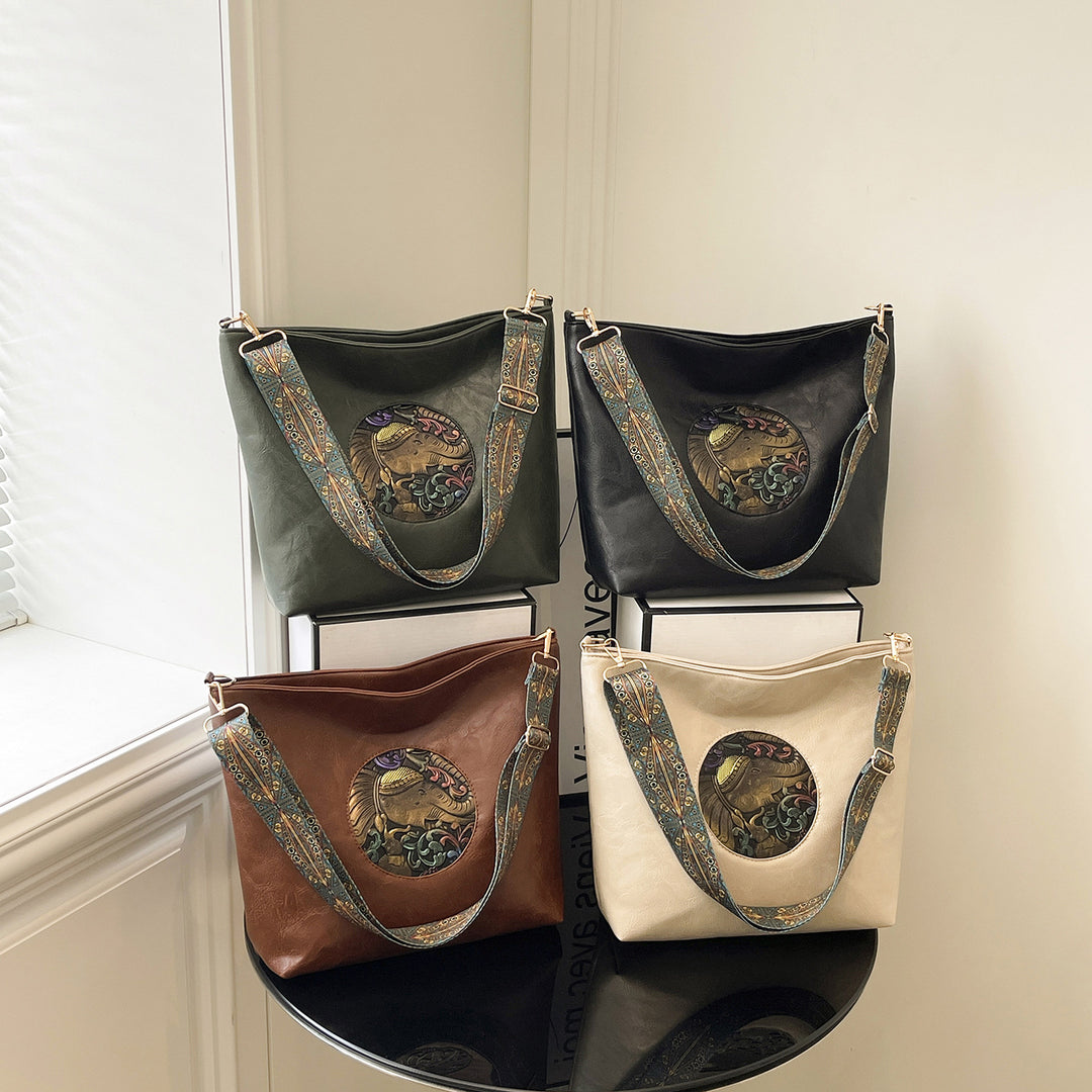 Artisan Leather Shoulder Bag