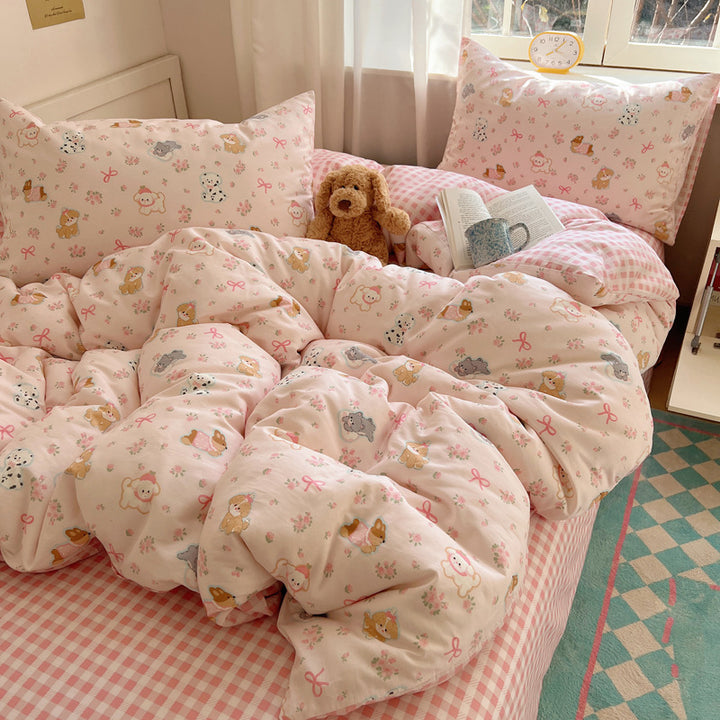 Cartoon-Themed Cozy Comforter Set
